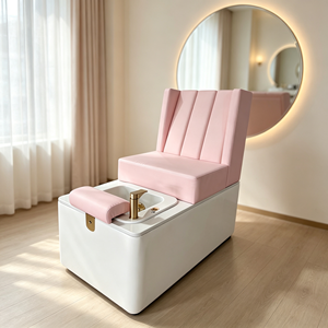 Fauteuil de spa pour les pieds, fauteuil de manucure et pédicure, fauteuil de massage des pieds pour salon de beauté avec bassin pour les pieds, tabouret mobile pour salon de manucure et spa - Product Image 2
