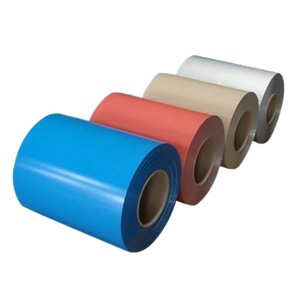 Dx51d z100 aluminio prepintado galvanizado ppgi Primer <span class=keywords><strong>color</strong></span> bobina de acero recubierta hecha en China bobina de acero para techos - Product Image 1