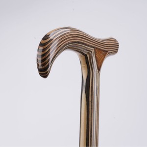 Canne de marche triangulaire en bois massif, légère, antidérapante, robuste pour les personnes âgées - Product Image 4
