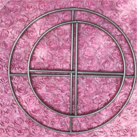 IFG 2023 Nouveau design de décoration de plafond, support de couronne de fleurs de luxe pour mariage, décoration d'arrangement de mariage