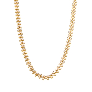 Collana Retro Shijia Beizhu Heavy Industry da <span class=keywords><strong>donna</strong></span> in acciaio inossidabile placcato oro 18k, stile europeo e americano, per il mercato transfrontaliero. - Product Image 4