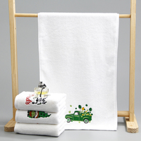 Serviettes de toilette et de visage en coton personnalisées pour hôtels, plus grandes et plus épaisses, durables, avec logo brodé sur mesure