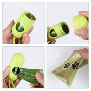 Sacs à déjections canines biodégradables parfumés personnalisés en gros respectueux de l'environnement Rouleaux compostables Impression personnalisée - Product Image 6