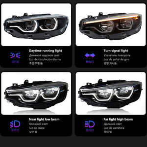 Nuevos Faros Delanteros LED de Alta Calidad de 12 V y 6000 K Personalizables para F32/F36/F80/F82 Serie 4 M3/M4, 6000 lm, 36 W, Amarillo/Ámbar/Rojo, Venta al por Mayor - Product Image 4