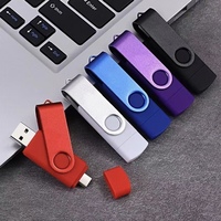 Memoria USB giratoria con logotipo personalizado, 8GB, 16GB, tipo C, 32GB, 3,0, 2,0, 64GB, Memoria USB, para Iphone 17, Memoria USB