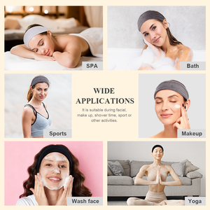 Diademas Deportivas Personalizadas al por Mayor, Elásticas, Suaves, Antideslizantes, Accesorios para el Cabello para Correr, <span class=keywords><strong>Yoga</strong></span>, Maquillaje, Bandas para el Sudor - Product Image 6