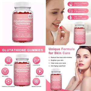 Suplementos Dietéticos Blanqueadores con Glutatión, Favorecen el Cuidado de la Piel y los Antioxidantes, Gomitas de Marca Propia que Contienen Colágeno - Product Image 4