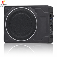 Vente en gros OEM 10 pouces Underseat Subwoofer 150w Car Active Slim Subwoofer Box Auto Car Woofer avec amplificateur Système audio