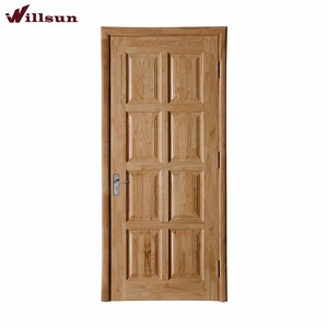 China de fábrica Puerta de Kerala diseños de la India la puerta de la Casa de la puerta principal de madera de teca precio - Product Image 5