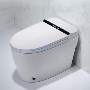 Seramik AI Touchless gömme sensör otomatik elektrikli WC akıllı akıllı tuvalet banyo için akıllı tuvalet bidesi ile