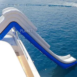 Hot Sale Air Sealed Durable Water Slides Sea Yacht Slide Inflatable Dock Slide For Yacht