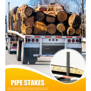 Piquet de tuyau à canal C réglable de 30 pouces et 54 pouces pour remorque à plat - Product Image 3