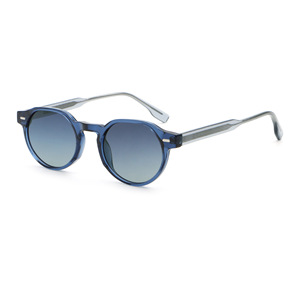 New Fashion Personalized High-end Star UV400 <b>Sunglasses</b> for <b>Men</b> Lightweight Round Full Rim Spring Leg Protection - Product Image 6
