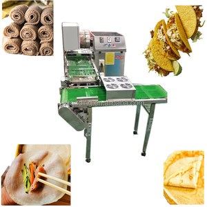 Tự động chả giò máy da popiah lumpia wrapper Máy injera Pancake Maker samosa tấm Máy làm chapati cựu - Product Image 2