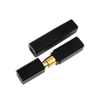 Pompe à sertir noire de 15ml, pulvérisateur de parfum en plastique à brume fine, atomiseur de parfum portable