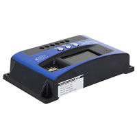 Contrôleur de Charge solaire MPPT PWM 100a 60a 50a 40a 30a régulateur d'énergie solaire 12V 24V Auto double USB affichage LCD déchargeur de Charge