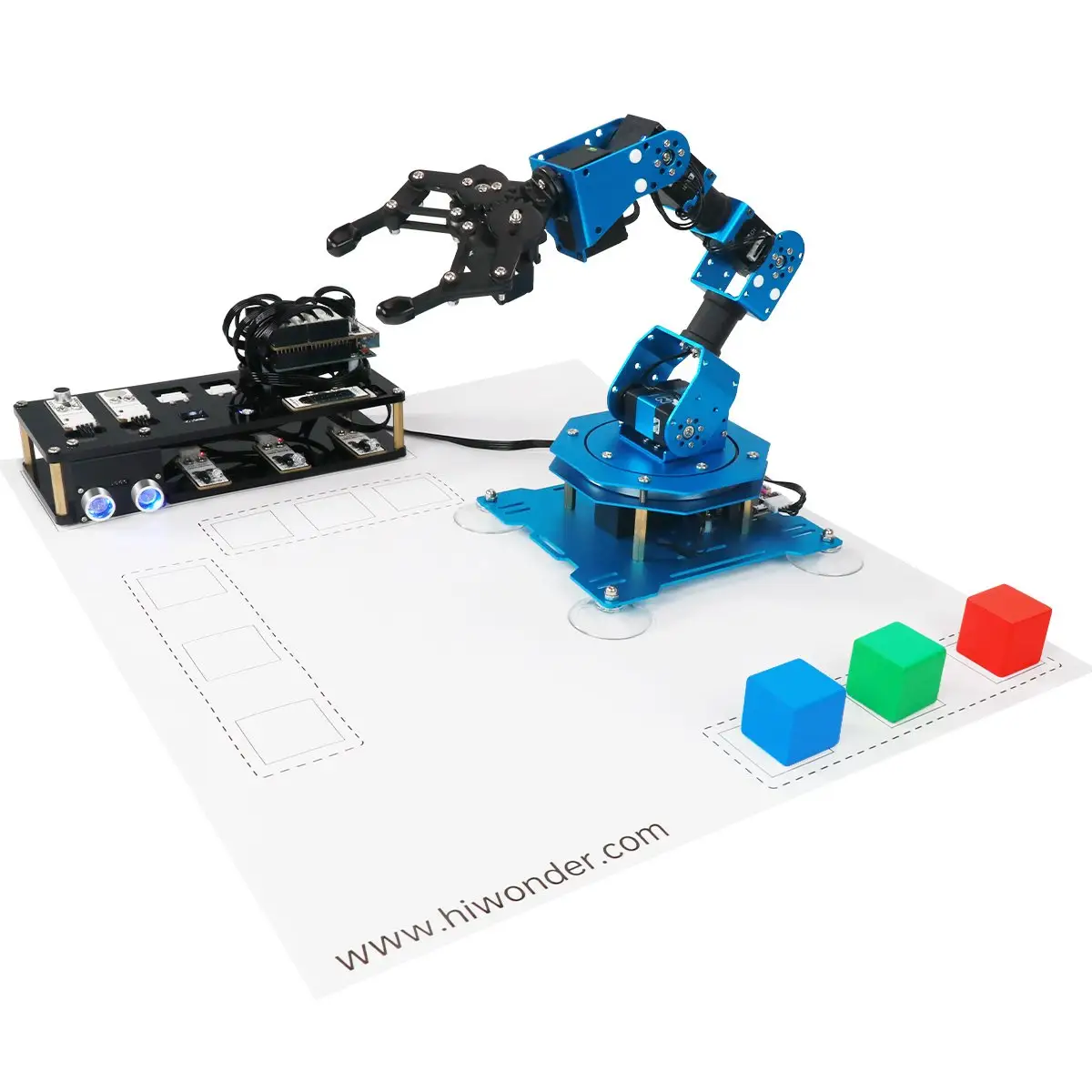 Metal Robot Educational Arm with Arduino Secondary Development Sensor Kit for Robot DIY