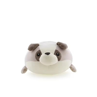 Peluche Husky Arrondie Kawaii en Gros, Jouet en Peluche pour Chien, Oreiller lesté, Remplissage en Coton PP Doux, Cadeau d'Anniversaire pour Enfants