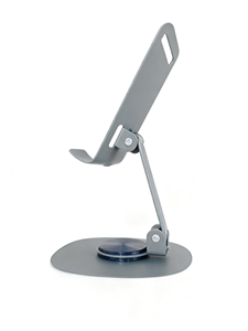 熱販売中 アルミ合金製 回転式スマホスタンド 調整可能 折りたたみ式 ダッシュボード/デスクトップホルダー ビデオ撮影対応 iPad/モバイル対応 - Product Image 2