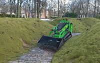 VICTORY SK690LE Mini chargeuse compacte électrique haute efficacité pour jardin 100KG-400KG capacité avec boîte de vitesses de pompe à roulement