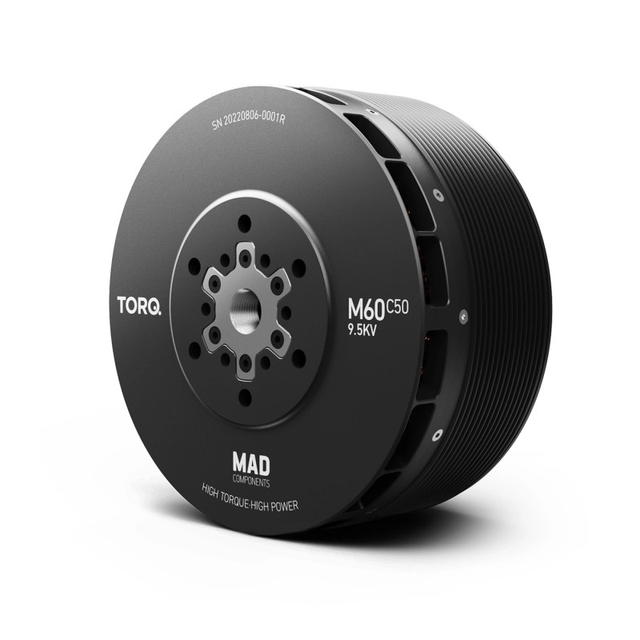 MAD M60C50 PRO IPE 25kw 10kv Brushless Motor for Manned Drone E-VTOL