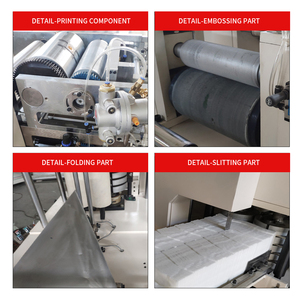 Khăn giấy gấp máy tự động tố<span class=keywords><strong>c</strong></span> độ cao Mô dây chuyền sản xuất cho <span class=keywords><strong>c</strong></span>á<span class=keywords><strong>c</strong></span> nhà hàng khách sạn và dịch vụ ăn uống - Product Image 5