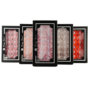 Fai da te materia di fiori di rosa grezza decorazione a cupola regalo 21 pezzi 2 - 3 cm rose mini desktop pianta da giardino rose stabilizzate - Product Image 3