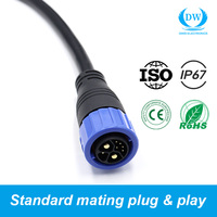 Prise de charge pour moto/vélo électrique, connecteur mâle/femelle M23 2+1+5, connecteur de batterie IP67, port de charge au lithium