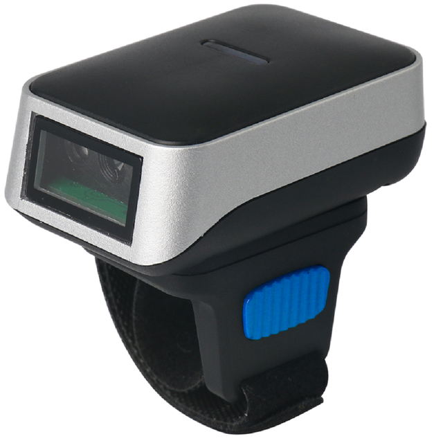 Wireless Ring Finger Compatible Bluetooth Device 2D Barcode Scanner