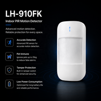 Détecteur de mouvement LH-910FK MotionProtect avec lentille Fresnel, 35 kg, ABS, batterie 5 ans, portée de détection 800 m, détection d'intrusion
