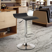 Tabouret de bar pivotant réglable de style industriel moderne, siège en cuir synthétique, aspect vieilli, pour café, salle à manger, cuisine