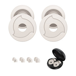 จุกอุดหูซิลิโคนกันเสียงรบกวนแบบกำหนดเอง Quietprop 4 ขนาด ป้องกันเสียงรบกวน ป้องกันการได้ยิน ใช้ซ้ำได้ สำหรับการนอนหลับ - Product Image 4