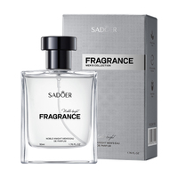 Parfum pour homme en vaporisateur, marque privée, 50 ml, flacon en verre, luxe, naturel, écologique, longue durée, logo personnalisable, OEM/DOM