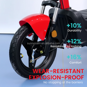 Xe đạp điện 350w Xe đạp điện 48V12A Đi xe trong thành phố Năng lượng mới Pin xe điện ít carbon - Product Image 3