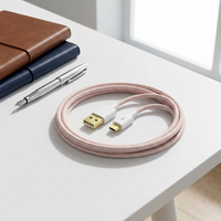 Câble USB C tressé à charge rapide, câble de données Type C pour iPhone, téléphone Android, appareil photo, ordinateur
