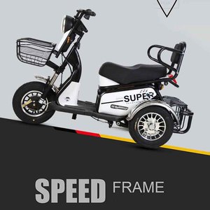 800W Kleine Elektrische Scooter Driewieler Volwassen <span class=keywords><strong>3</strong></span> Wiel Elektrische Driewieler Motorfiets - Product Image 2