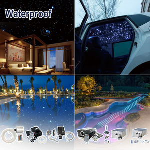 Kit d'éclairage à fibres optiques 5W/18W/45W/120W pour décoration intérieure, plafond étoilé de voiture, piscine et lumières de piscine à fibres optiques - Product Image 1