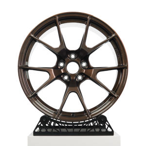 KE-Llantas forjadas <span class=keywords><strong>de</strong></span> bronce vino, llantas <span class=keywords><strong>de</strong></span> aleación cóncavas profundas <span class=keywords><strong>de</strong></span> <span class=keywords><strong>1</strong></span> pieza aptas para BMW M3 M4 Tesla Mustang, 17, 18, 19, 20, 21, 5x120/5x114,3 - Product Image 2