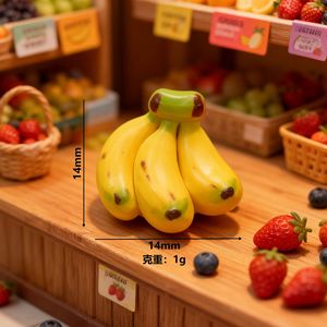 Miniatura de Comida Simulada: <span class=keywords><strong>Lichi</strong></span> y Fresa, Bonitos Accesorios Decorativos DIY en Caja Sorpresa - Product Image 5