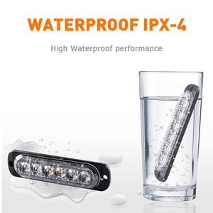 Luce stroboscopica di emergenza a 6 Led per luce stroboscopica <span class=keywords><strong>lampeggiante</strong></span> per auto per camion lampada ambra rosso <span class=keywords><strong>blu</strong></span> bianco semaforo - Product Image 6