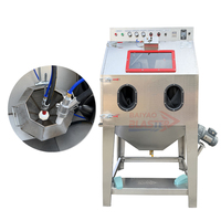 Machine de sablage humide, petite machine de sablage automatique pour la production en série de petites pièces métalliques de précision