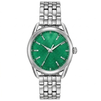 Reloj de Cuarzo de Lujo en Acero Inoxidable con Resistencia al Agua, Visualización de Fecha y Día de la Semana, Caja Cuadrada de Acero Inoxidable y Esfera con Agujas Tipo Charm