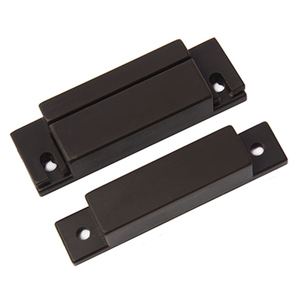 Sensor de alarma de contacto magnético con cable blanco y marrón, interruptor de lectura de contacto magnético - Product Image 1