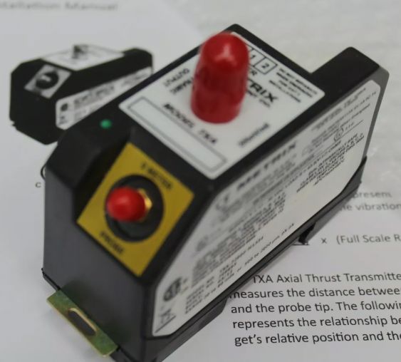 Metrix TXA-72900 MX2034 TXR-33500 TXR-72505 Vibration Transmitter | 4-20mA, API 670, 24V DC | ATEX/IECEx (Optional) for Turbines