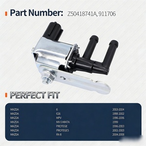 Vanne solénoïde de purge de canister de vapeur Z50418741A Z504-18-741A pour <span class=keywords><strong>Mazda</strong></span> Protege 626 MPV 6 RX-8 Miata MX-5 Pièce de rechange OE - Product Image 2