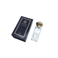 Boîte d'échantillons de parfum rigide personnalisée de haute qualité avec laminage mat, gaufrage, revêtement UV et doublure en éponge