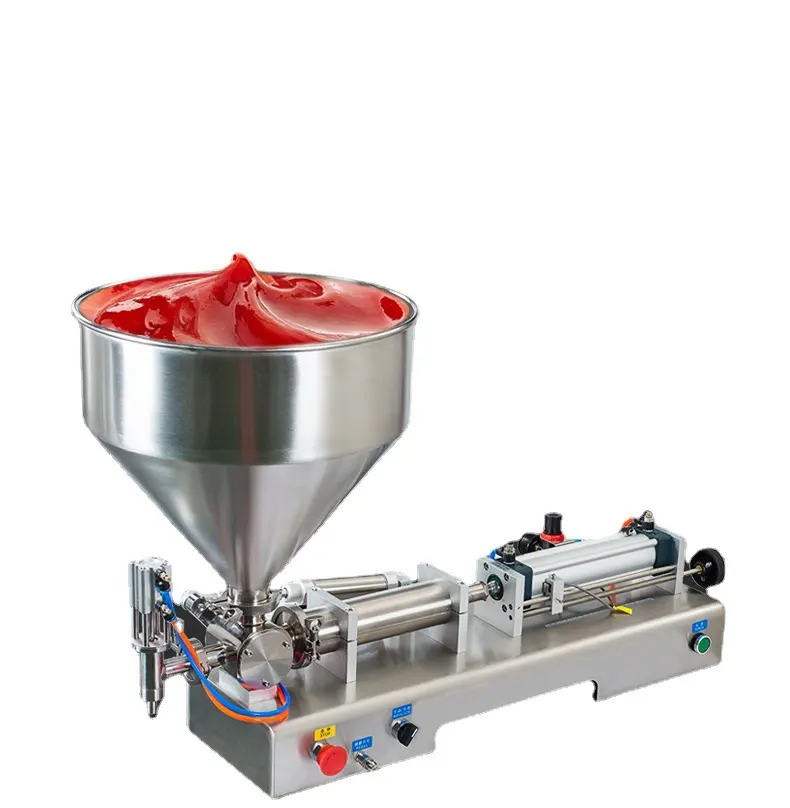 JUYOU pneumaticice cream water liquid honey juice sauce soft drink tomato water bottle liquid paste filling machine