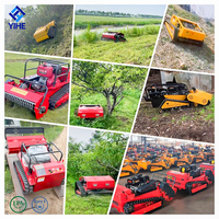 Tondeuse à chenilles diesel efficace et durable, adaptée aux plantations de caoutchouc, de palmiers à huile et aux champs agricoles