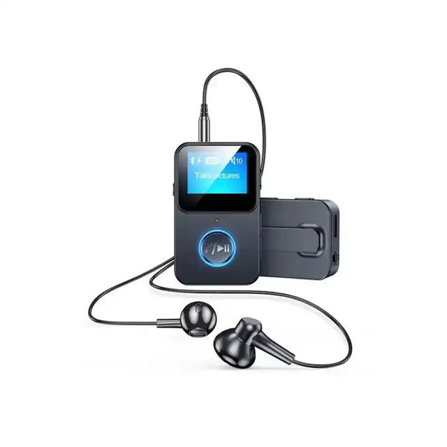 C33 Clip Design MP3 Player Car Music Handsfree Call Kit Wireless Audio Receiver With bluetooth TF Card