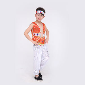 Traje <span class=keywords><strong>de</strong></span> espectáculo <span class=keywords><strong>de</strong></span> baile Traje <span class=keywords><strong>de</strong></span> princesa Estilo exótico árabe Conjunto <span class=keywords><strong>de</strong></span> danza del vientre para niños - Product Image 2